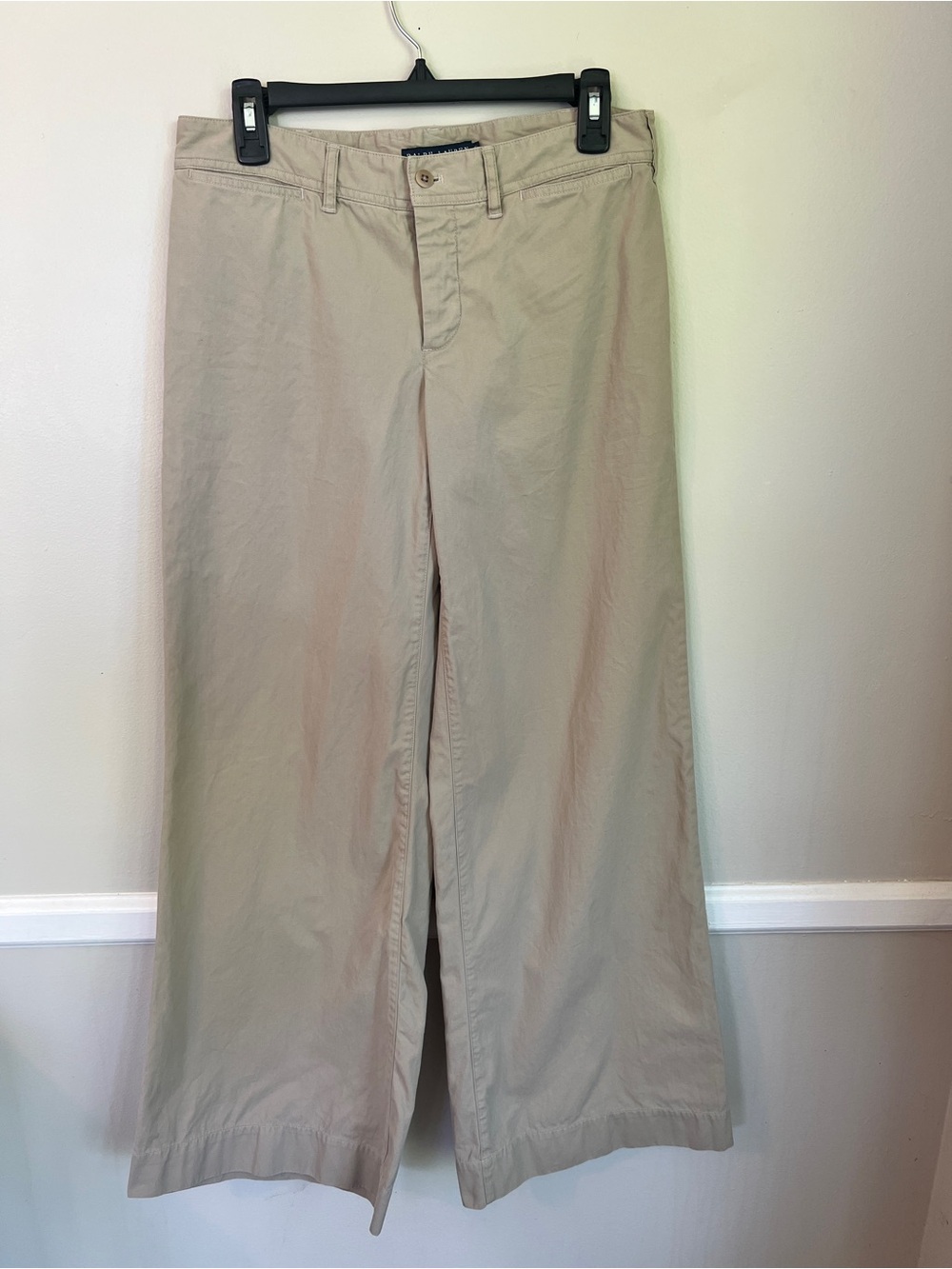 Ralph Lauren Light Beige Wide-Leg Pants